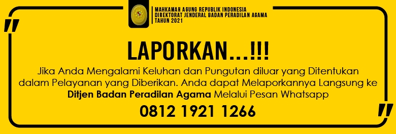 Pengaduan Whatsapp